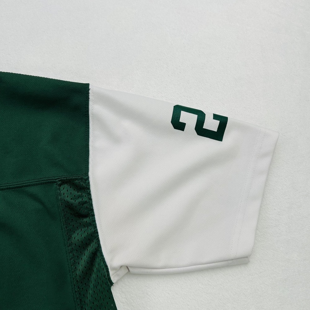 New York Jets Jersey Youth Large Green NFL Football Darrelle Revis 24 Logo Shirt - Picture 4 of 16